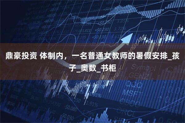 鼎豪投资 体制内，一名普通女教师的暑假安排_孩子_奥数_书柜